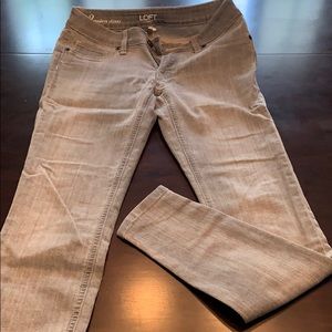 LOFT Gray Jeggings